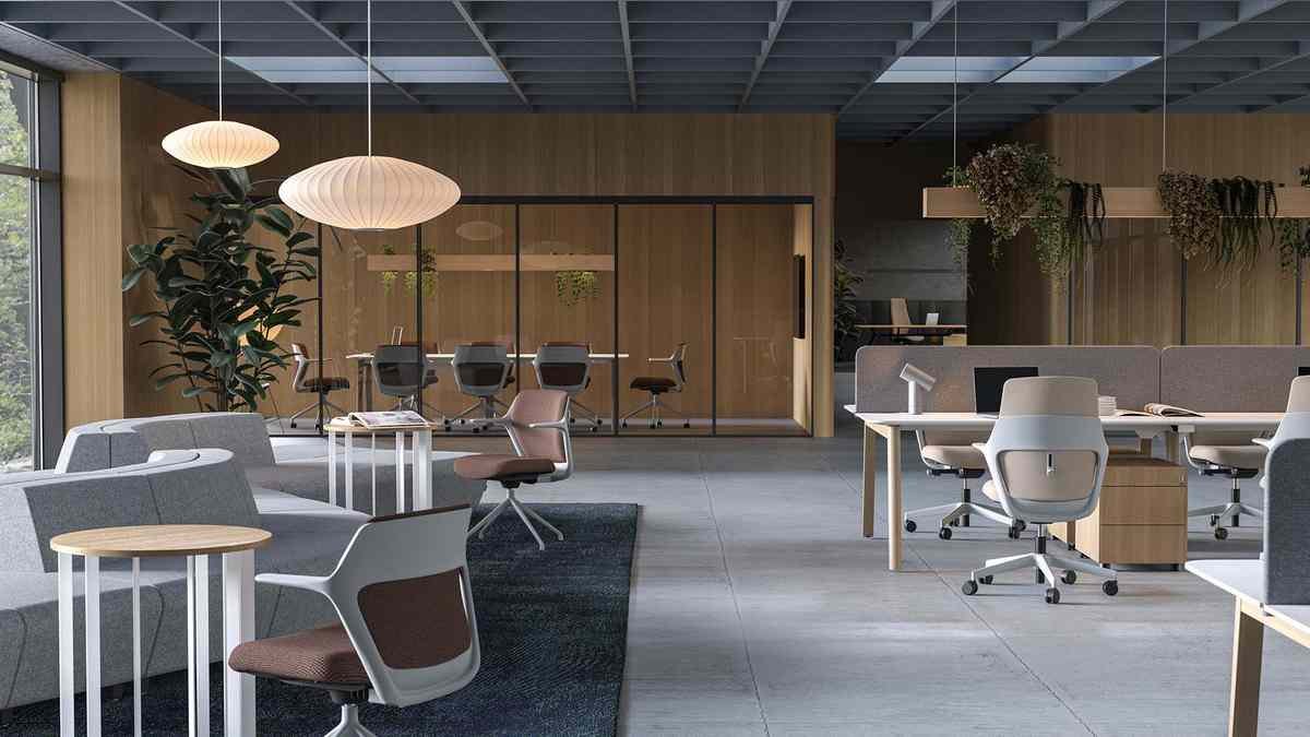 офис пространство мебели